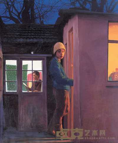 李天元 1991年作 来客 200×180cm